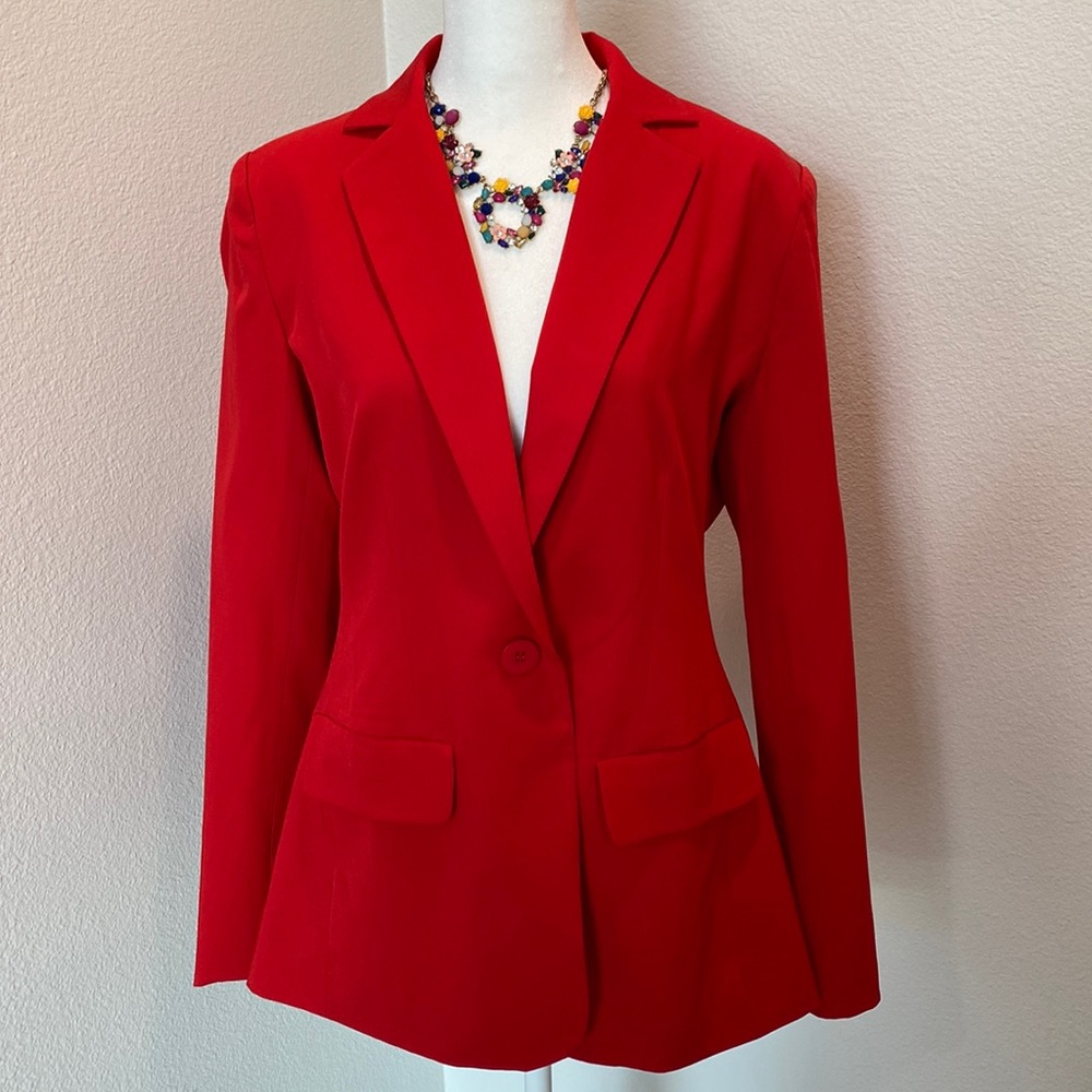 Brand New Red Blazer. Get ready for the holiday season!